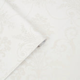 Laura Ashley Josette Wallpaper White